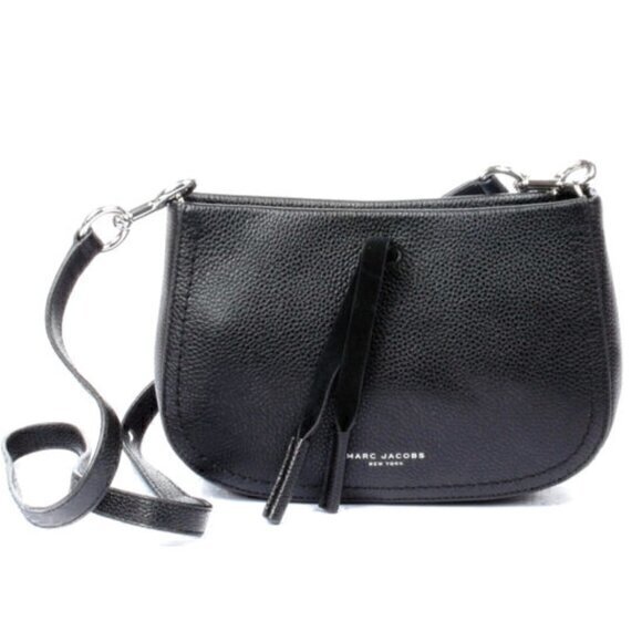 Marc Jacobs‎ Women's Black Grained Leather Crossbody Bag - Picture 1 of 5